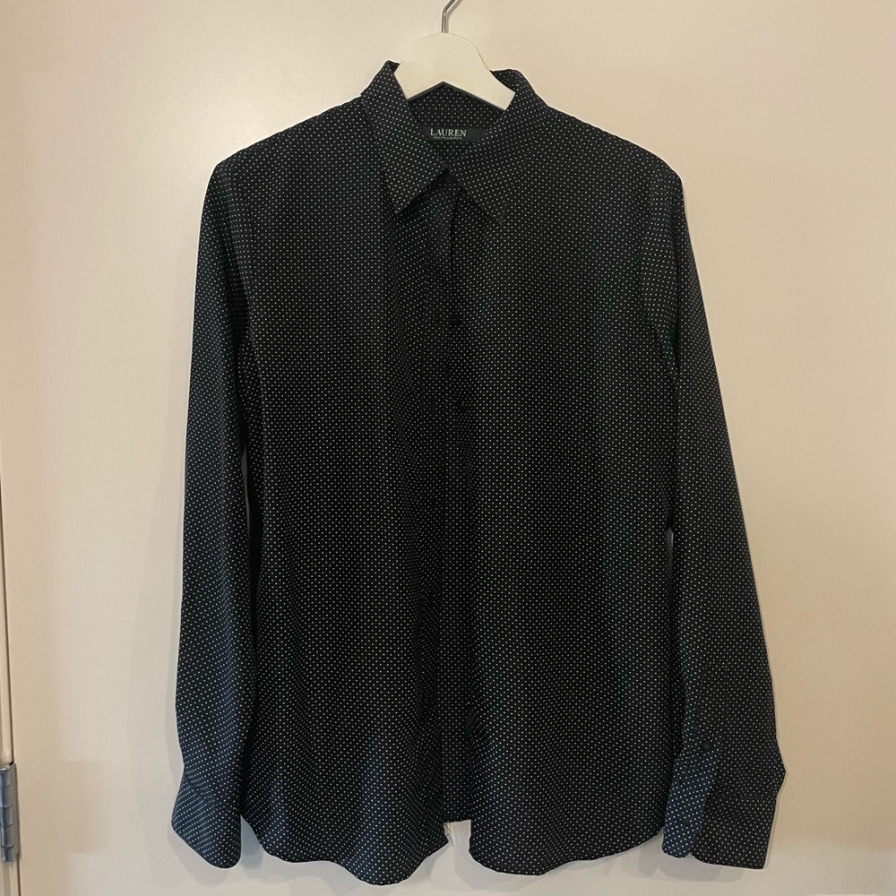 Ralph Lauren polka blouse